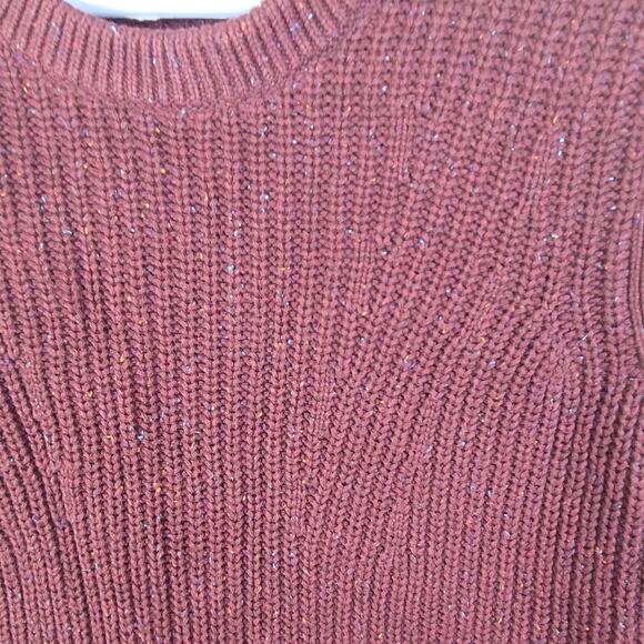 Rag and Bone purple speckled ribbed sweater Size XS womens Cozy Grunge Classic - Picture 4 of 8